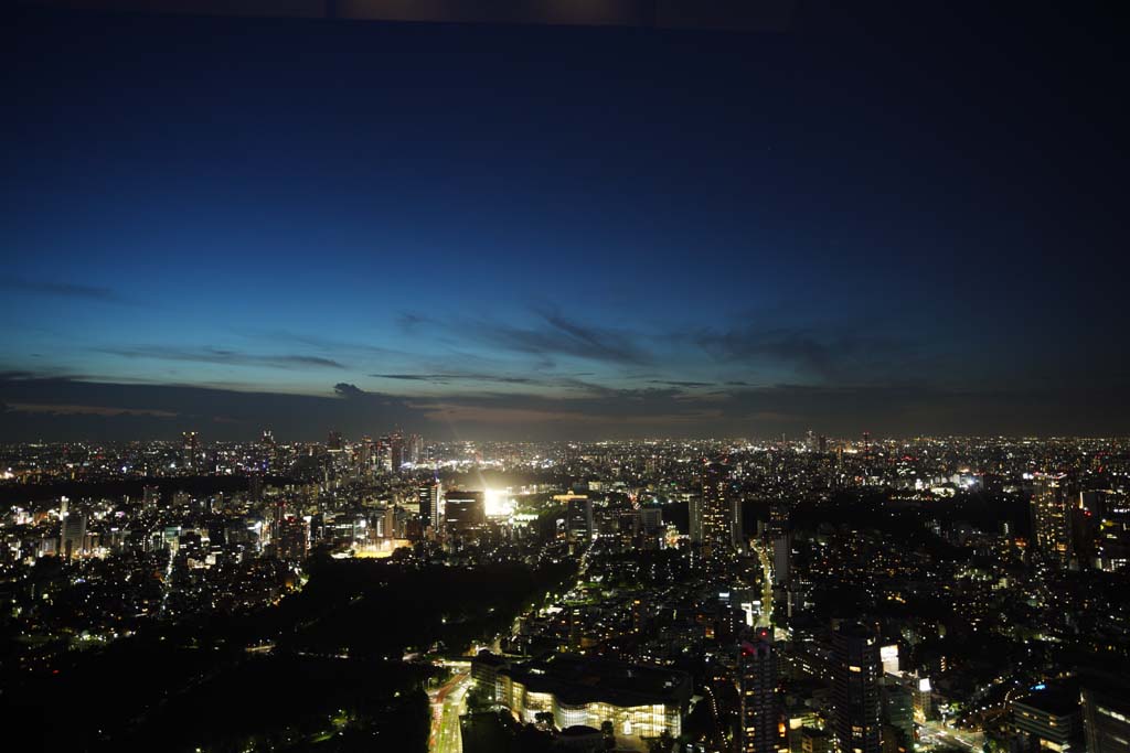 photo,material,free,landscape,picture,stock photo,Creative Commons,Tokyo whole view, Shinjuku newly developed city center, high-rise building, Kanto plains, The downtown area