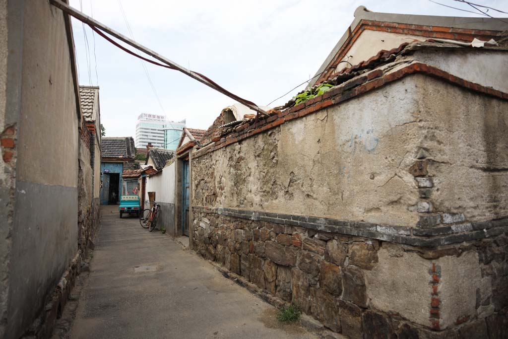 fotografia, materiale, libero il panorama, dipinga, fotografia di scorta,Yantai architettura moderna, facendo il turista macchia, Architettura moderna, Un vicolo, ricorso