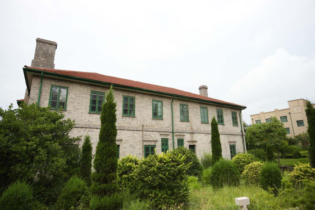 foto,tela,gratis,paisaje,fotografa,idea,Monte. Consulado del parque de Yantai, Sitio de turismo, Arquitectura moderna, Tienda de recuerdo, Centro vacacional