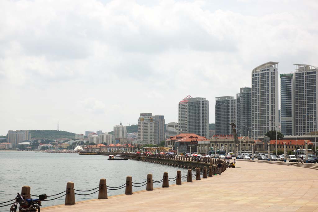 Foto, materiell, befreit, Landschaft, Bild, hat Foto auf Lager,Yantai, das Besichtigen von Stelle, Gebude, Das Meer, Urlaubsort