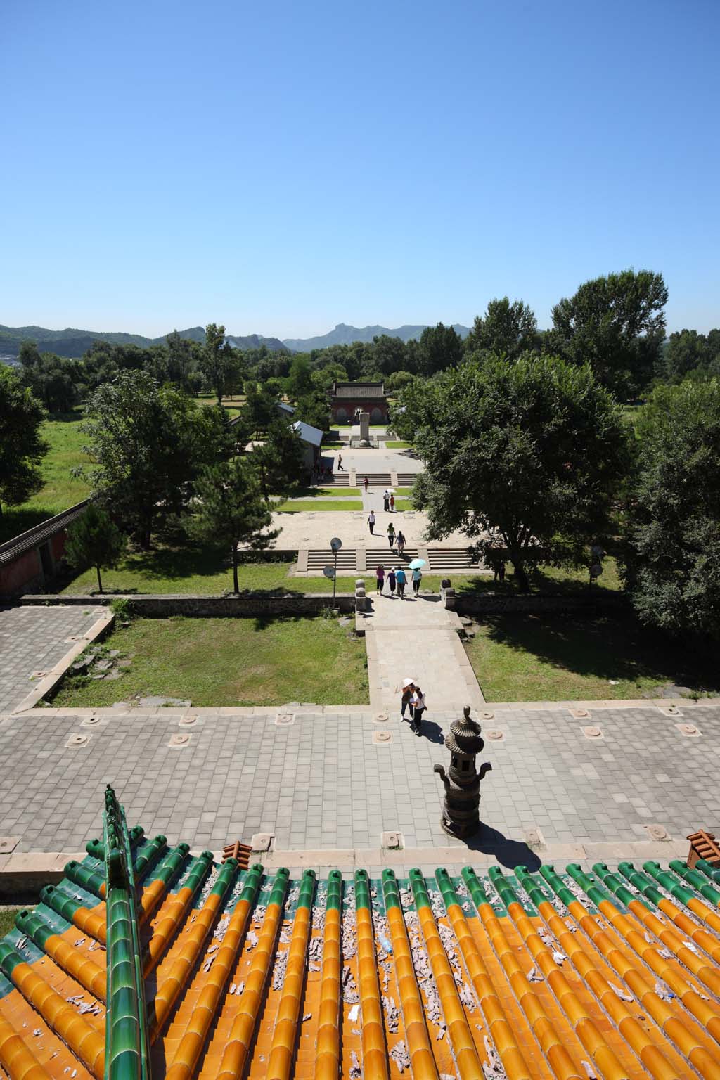 Foto, materiell, befreit, Landschaft, Bild, hat Foto auf Lager,Das bersommern von Gebirgshtte yongyoutempleStupa, Buddhistisches Reliquiar, Chaitya, Turm, Ch'ing