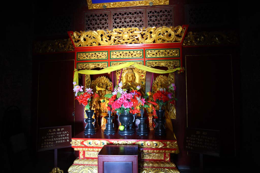 Foto, materiell, befreit, Landschaft, Bild, hat Foto auf Lager,Das bersommern von Gebirgshtte yongyoutemple, Buddhismus, Gold, Chinesisches Essen, Ch'ing