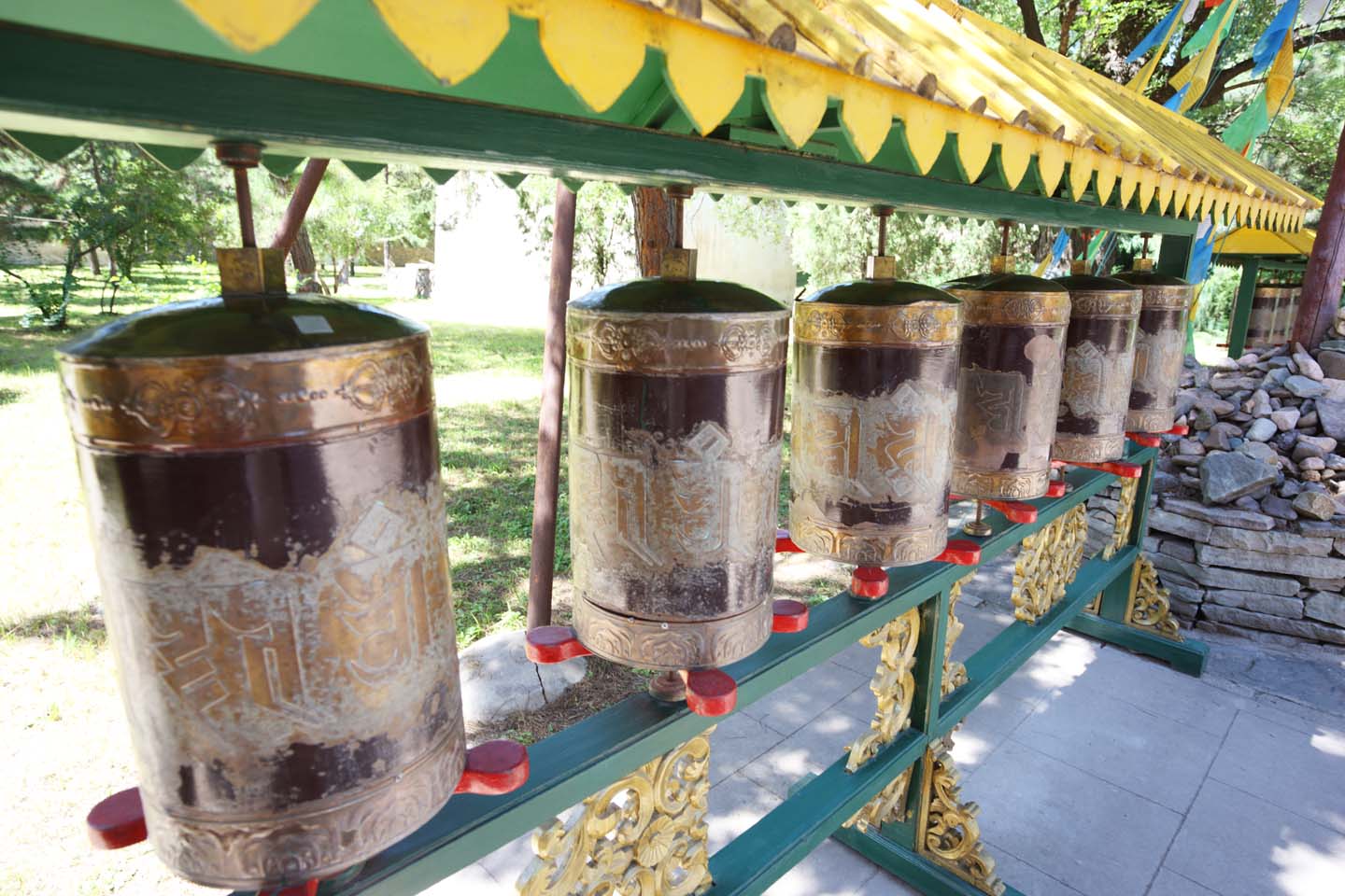 Foto, materiell, befreit, Landschaft, Bild, hat Foto auf Lager,PutuoZongchengTemple Manes-Auto, Tibet, Chaitya, Ich bin herrlich, Mhnenauto