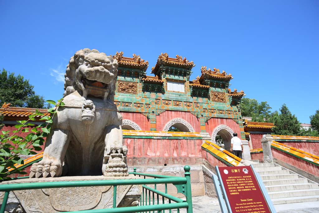 photo,material,free,landscape,picture,stock photo,Creative Commons,Putuo Zongcheng Temple, Tibet, Chaitya, I am splendid, lion