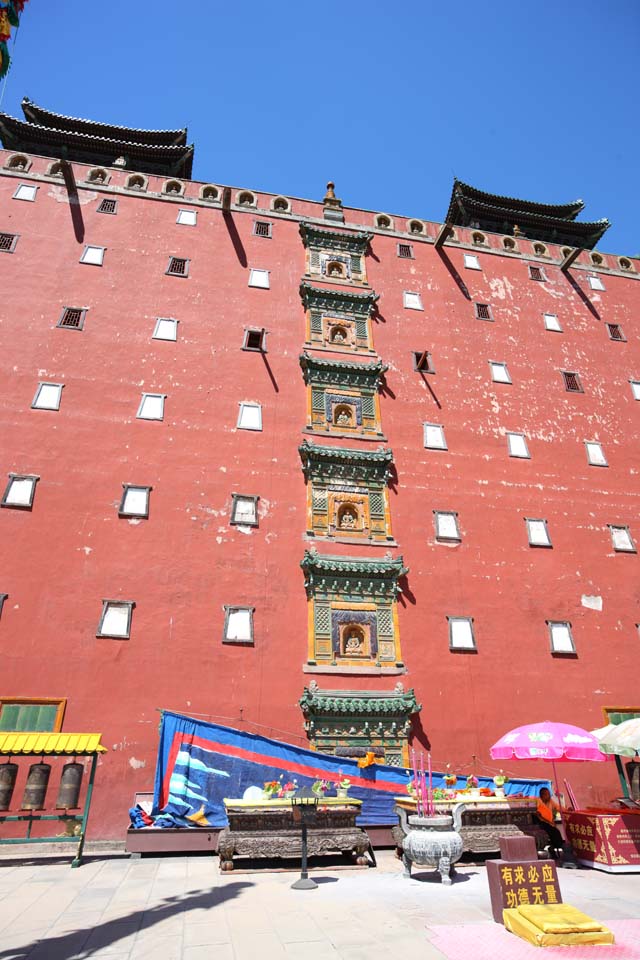 Foto, materieel, vrij, landschap, schilderstuk, bevoorraden foto,Putuo Zongcheng Temple, Tibet, Chaitya, Trouw, 