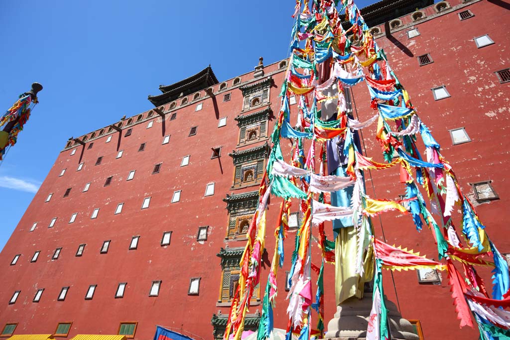 Foto, materiell, befreit, Landschaft, Bild, hat Foto auf Lager,Putuo Zongcheng-Tempel, Tibet, Chaitya, Faith, 