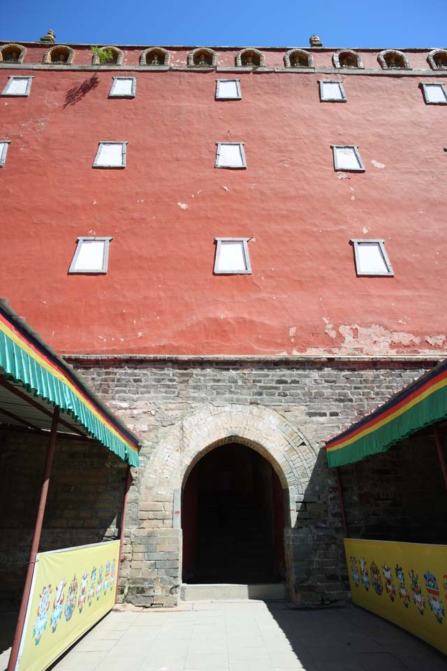 photo, la matire, libre, amnage, dcrivez, photo de la rserve,Putuo Zongcheng temple, Tibet, Chaitya, Faith, Rouge et blanc