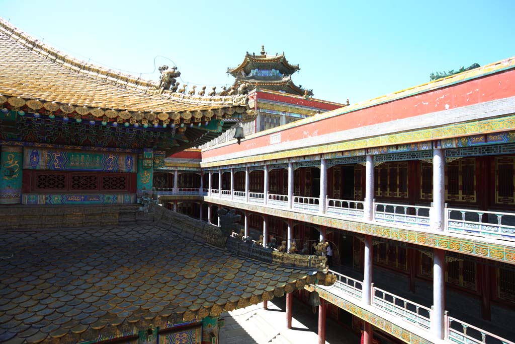 fotografia, materiale, libero il panorama, dipinga, fotografia di scorta,Putuo Zongcheng il tempio, Tibet, Chaitya, Faith, Colorante Ricco