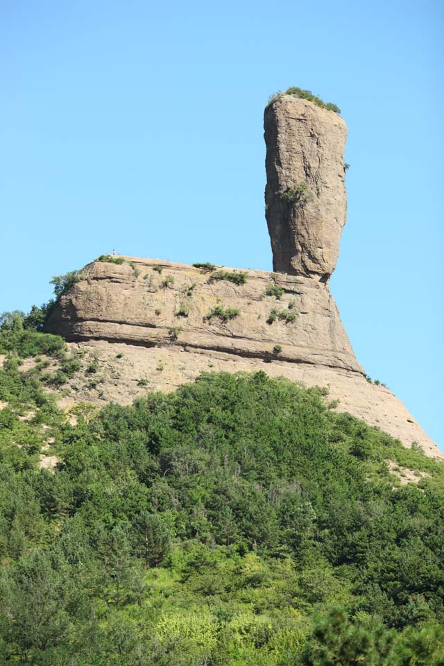 photo,material,free,landscape,picture,stock photo,Creative Commons,Sledge Hammer Peak, stick weight, Mt. stick weight, rock, Strangely shaped rocks