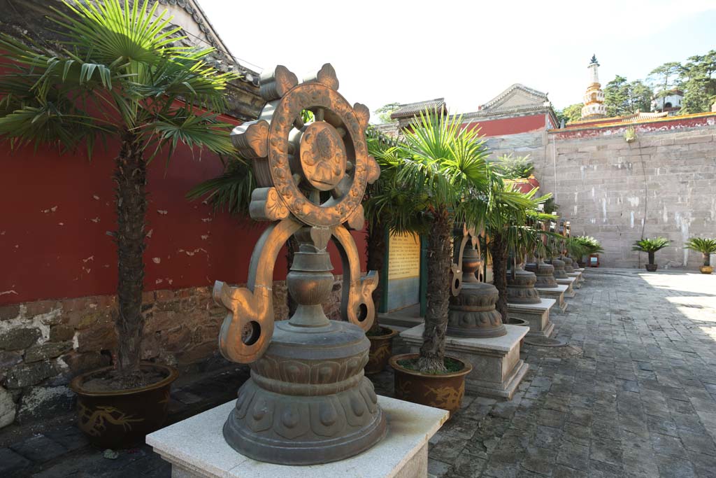 Foto, materiell, befreit, Landschaft, Bild, hat Foto auf Lager,Puning-Tempel, groe Statue von Buddha Tempel, Chaitya, Faith, Kupfer