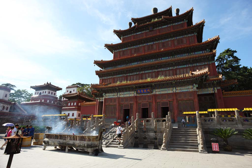 Foto, materiell, befreit, Landschaft, Bild, hat Foto auf Lager,Puning-Tempel Thebuildingofthebiggestbuddha, groe Statue von Buddha Tempel, Chaitya, Faith, Der Kannon