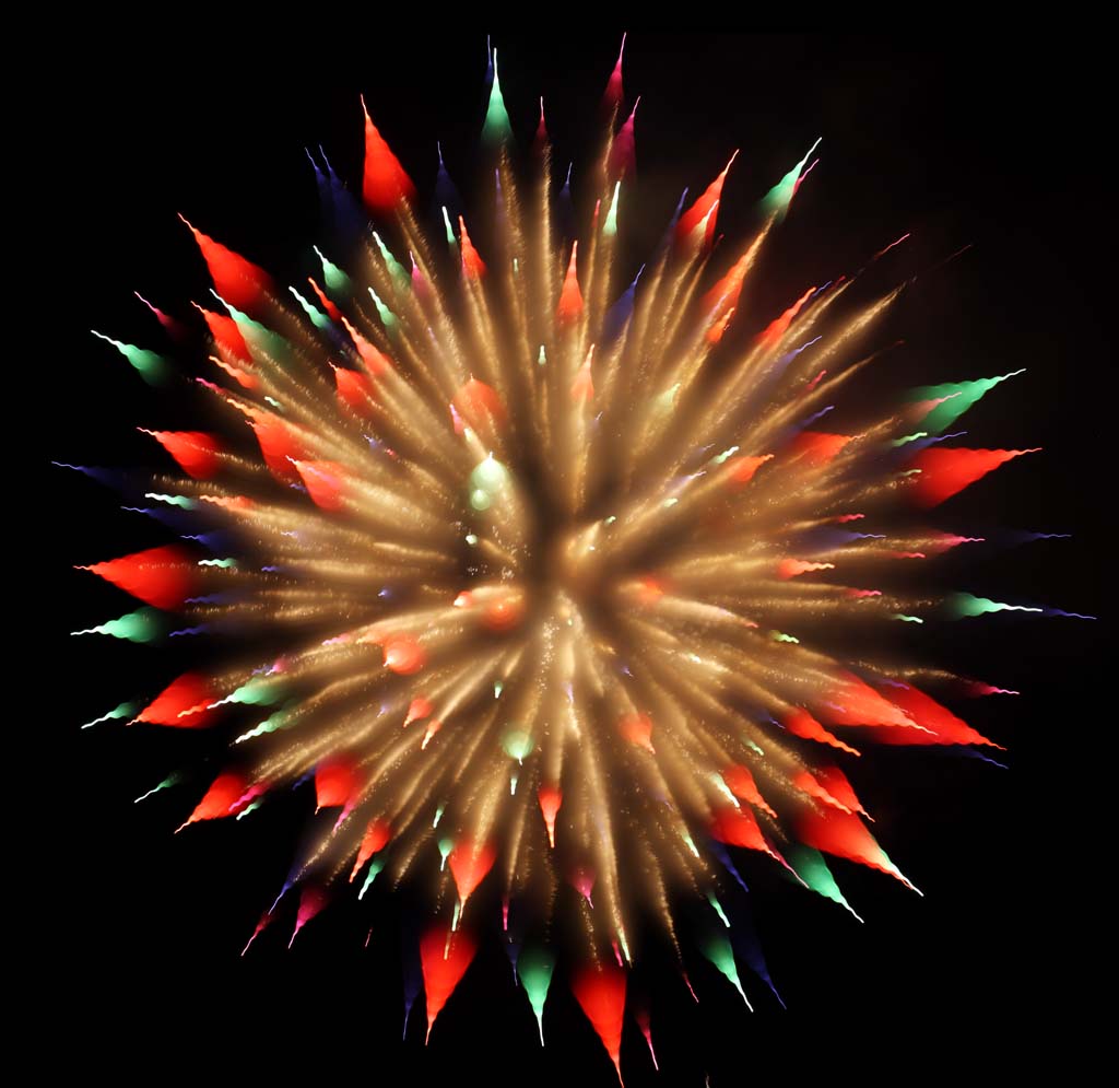 Foto, materiell, befreit, Landschaft, Bild, hat Foto auf Lager,Tama-Fluss Feuerwerk Demonstration, Das Starten von Feuerwerk, natrliche Szene oder Gegenstand, der poetischen Charme der Jahreszeit des Sommers hinzufgt, Signalfeuer, Helligkeit