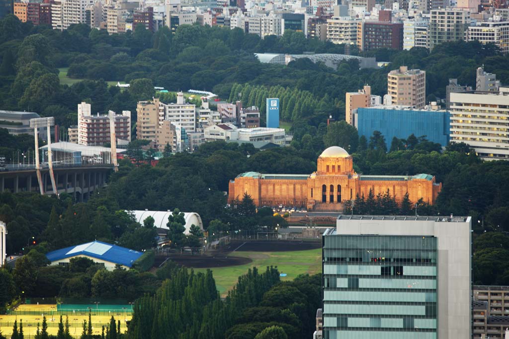 fotografia, materiale, libero il panorama, dipinga, fotografia di scorta,Edificio di ritratto di memoria di virt imperiale, Meiji, affresco, Granito, Io me l'accendo