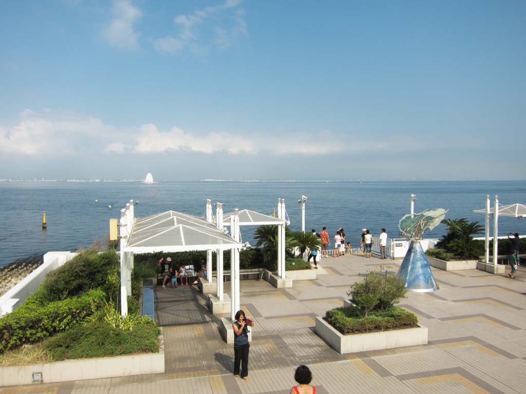 Foto, materiell, befreit, Landschaft, Bild, hat Foto auf Lager,Meeresleuchtkfer, Seestrae, Das Meer, Der Turm des Windes, Tokyo-Bucht bse Strae