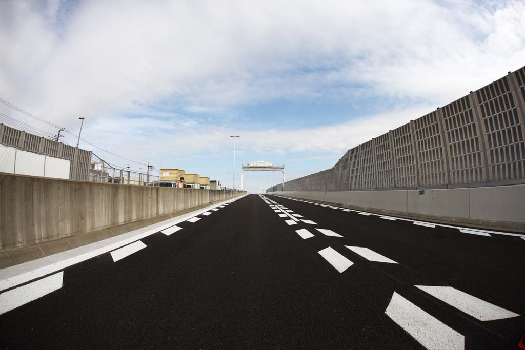 photo, la matire, libre, amnage, dcrivez, photo de la rserve,L'autoroute Mtropolitaine, ligne blanche, insonorisant mur, autoroute, Asphalte