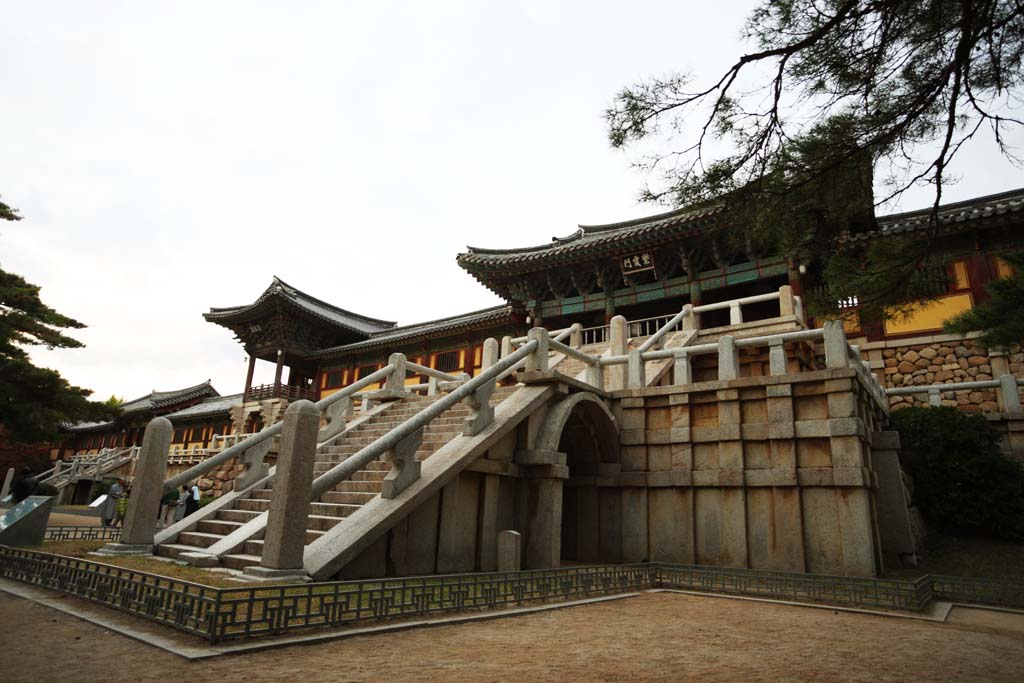 photo, la matire, libre, amnage, dcrivez, photo de la rserve,Le temple de terre du Bouddha porte de la brume pourpre, Pont de ciel bleu, escalier de pierre, Pont du nuage blanc, pont de pierre