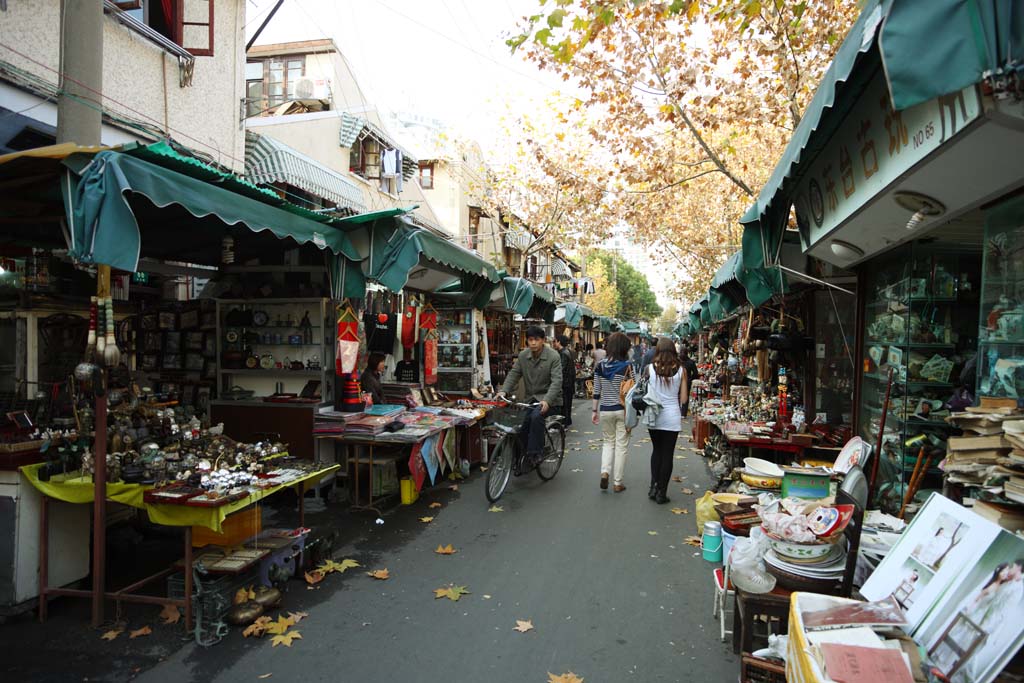 fotografia, materiale, libero il panorama, dipinga, fotografia di scorta,Una strada di curiosit, negozio, Arte ceramica, albero della strada, lavoro di arte