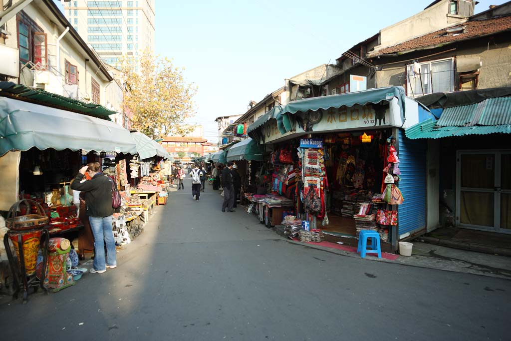 photo, la matire, libre, amnage, dcrivez, photo de la rserve,Une rue de la curiosit, magasin, Vtements, arbre au bord de la route, travail d'art