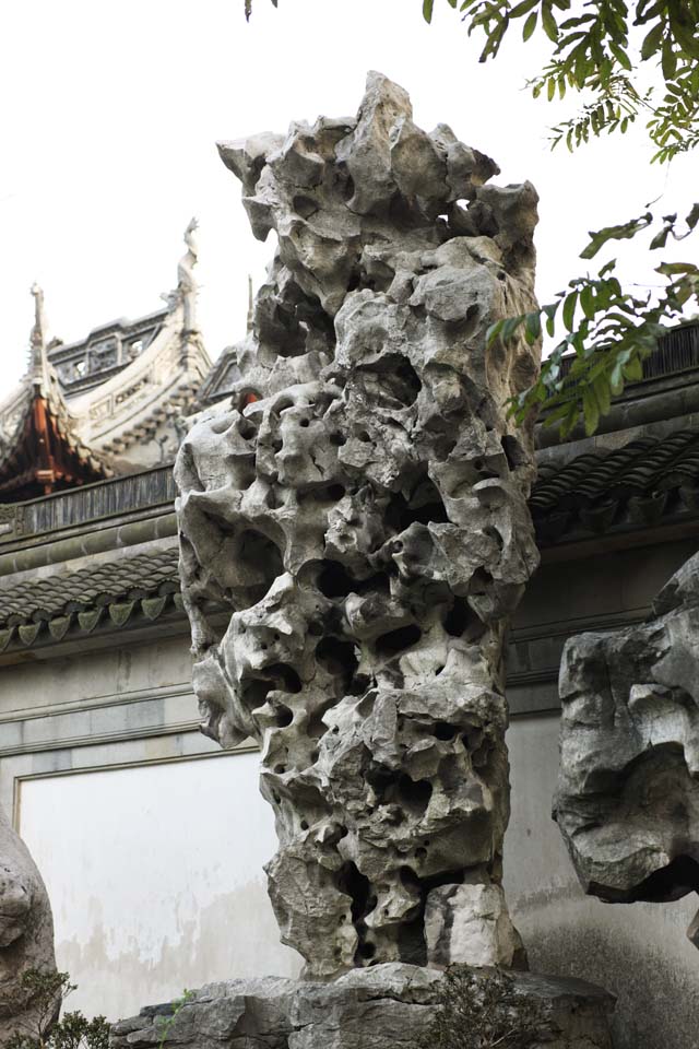 Foto, materiell, befreit, Landschaft, Bild, hat Foto auf Lager,Ein YuGarden deformierte Kalkstein, Joss Hausgarten, Stein, deformierter Kalkstein, Garten