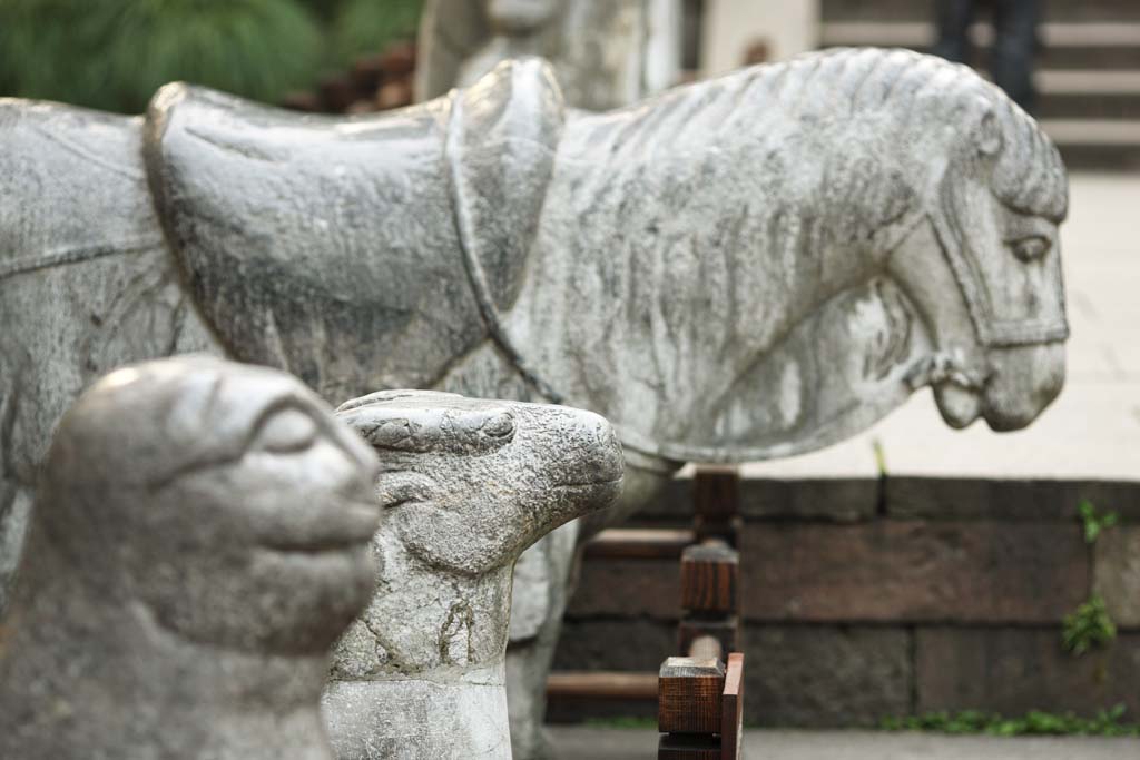 foto,tela,gratis,paisaje,fotografa,idea,Yue Fei templo, , Caballo, Tumba, Delantero de la tumba