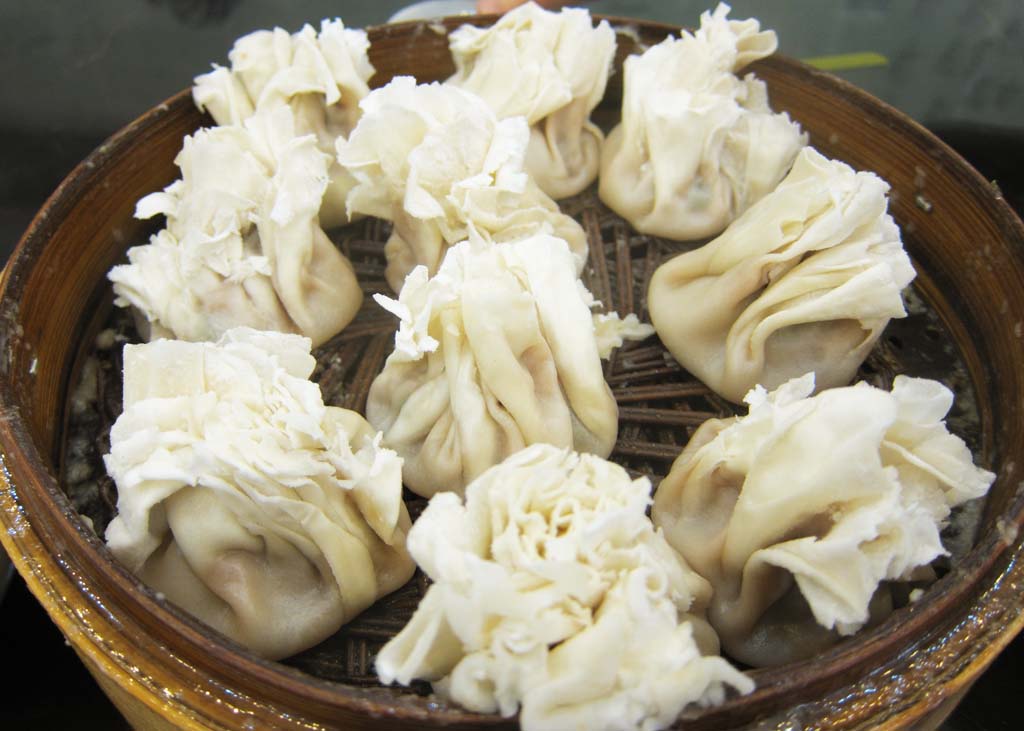 photo,material,free,landscape,picture,stock photo,Creative Commons,A shao-mai, bamboo steamer, , Skin, Chinese food