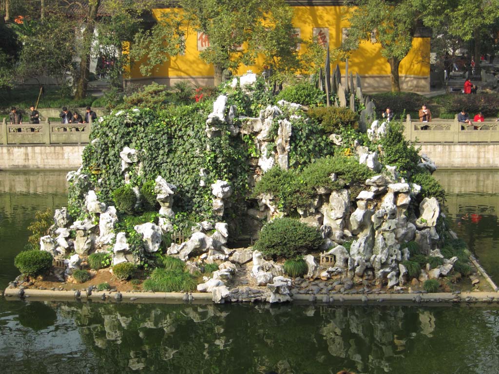 fotografia, materiale, libero il panorama, dipinga, fotografia di scorta,Le colline e fiumi, pietra, calcare deforme, stagno, giardino