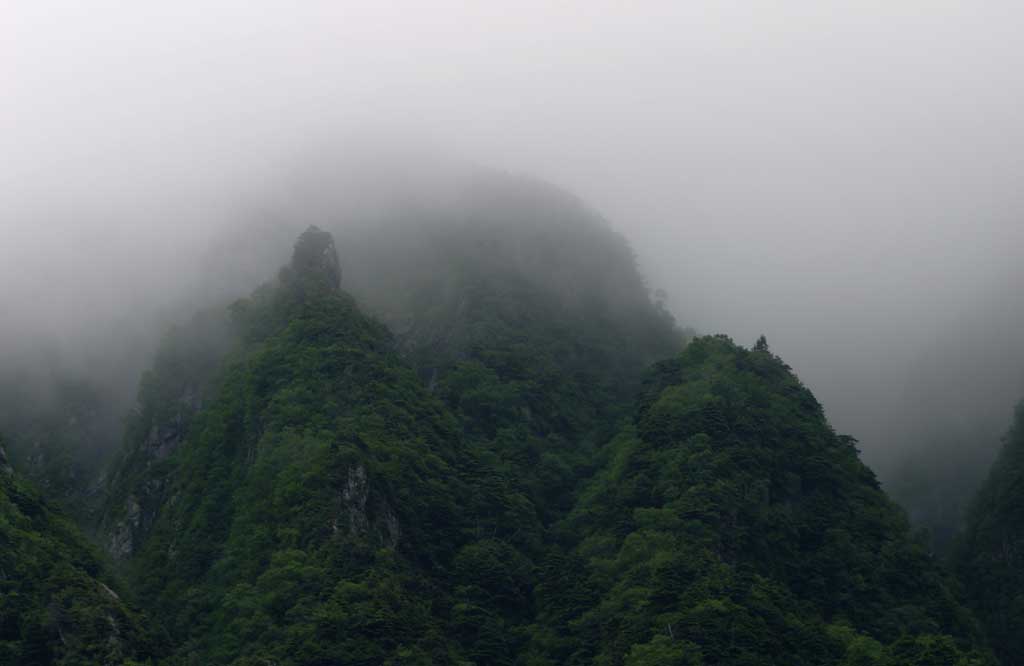 Foto, materiell, befreit, Landschaft, Bild, hat Foto auf Lager,Nebel in tiefen Bergen, Nebel, , Wolke, Berg