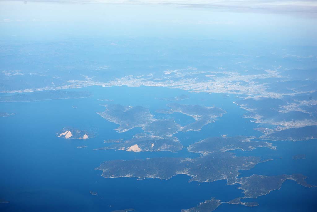 fotografia, materiale, libero il panorama, dipinga, fotografia di scorta,Etajima-shi, Il mare, Etajima, Citt di Hiroshima, Il retroterra Mare