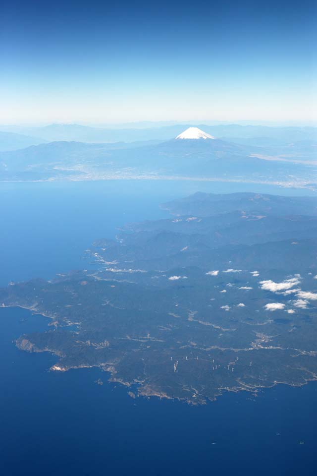 fotografia, materiale, libero il panorama, dipinga, fotografia di scorta,Mt. Fuji, Golfo di Suruga, Mt. Fuji, Capo Iro-zaki, Penisola di Izu