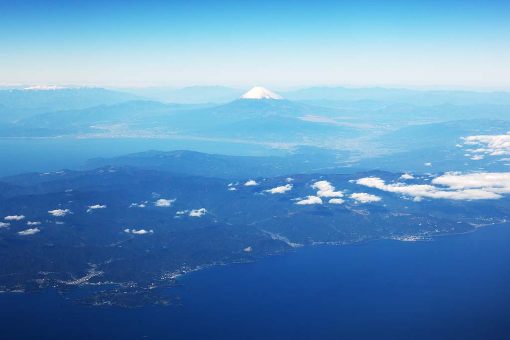 Foto, materieel, vrij, landschap, schilderstuk, bevoorraden foto,Mt. Fuji, Afgrond van Suruga, Mt. Fuji, Shimoda, Izu Schiereiland