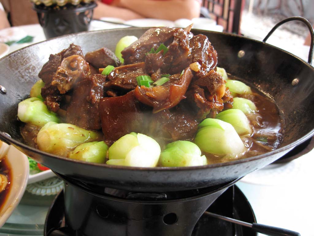 photo,material,free,landscape,picture,stock photo,Creative Commons,A pan of the meat, Chinese cabbage, An iron pan, Meat, Chinese food