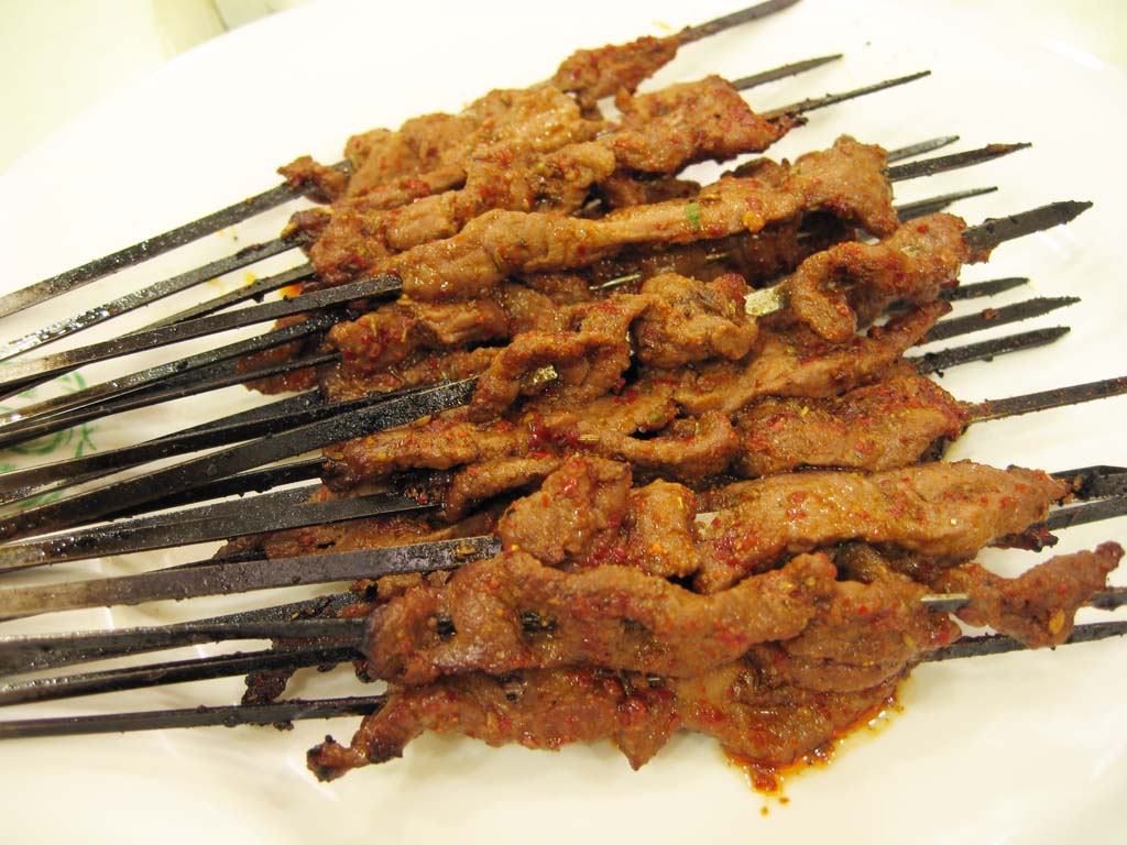 Foto, materiell, befreit, Landschaft, Bild, hat Foto auf Lager,Das Spucke-braten vom Hammelfleisch, Hammelfleisch, roter Pfeffer, Das Spucke-braten, Chinesisches Essen