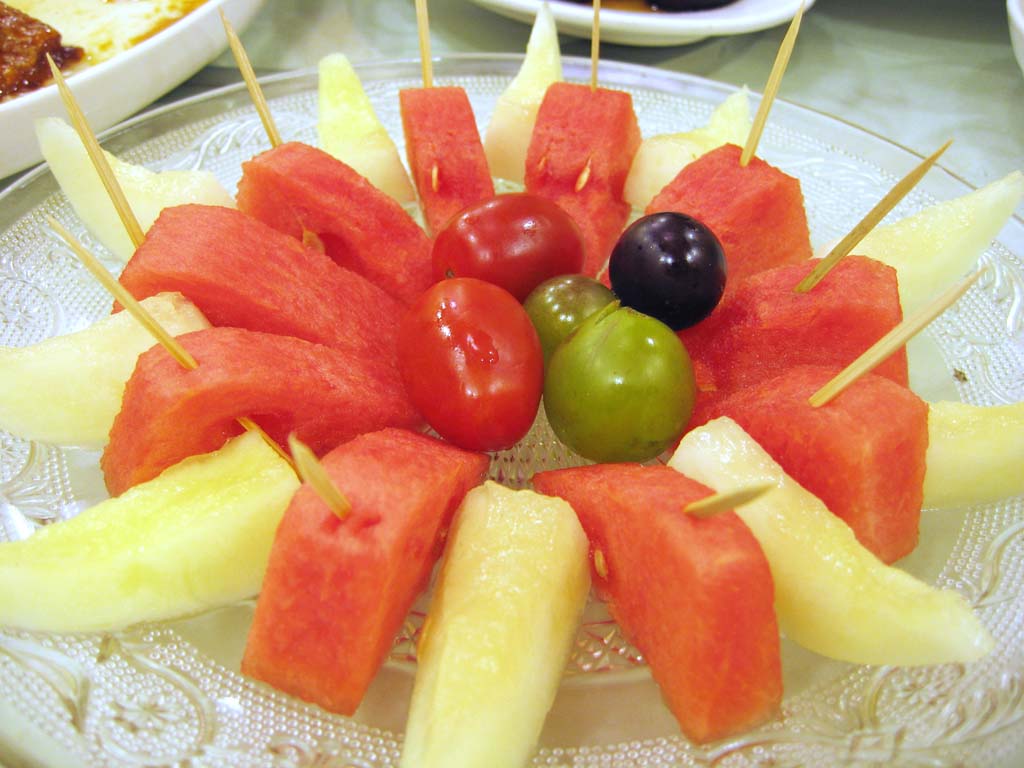 Foto, materiell, befreit, Landschaft, Bild, hat Foto auf Lager,Hhe der Frucht, Wassermelone, Melone, Weintraube, Chinesisches Essen