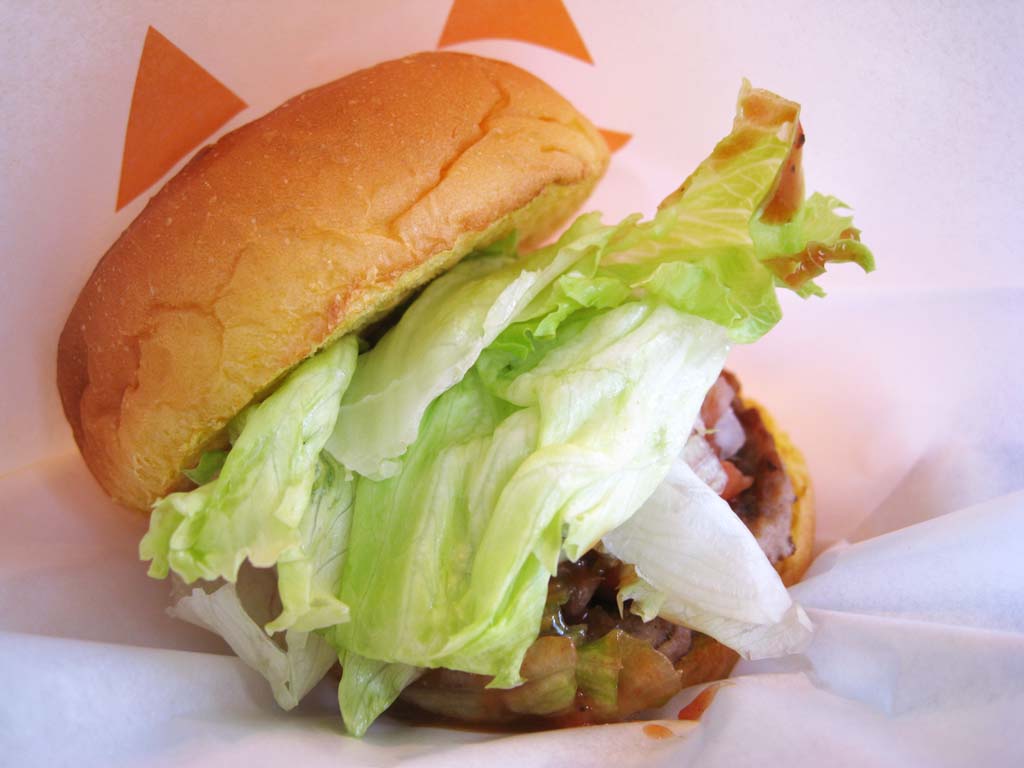 photo,material,free,landscape,picture,stock photo,Creative Commons,A hamburger, lettuce, Vans, Beef, hamburger