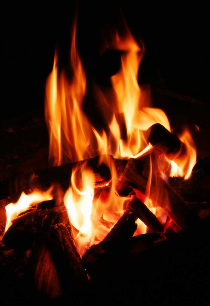 Foto, materiell, befreit, Landschaft, Bild, hat Foto auf Lager,Das Flackern von Flammen, Feuer, , Brennholz, das Brennen