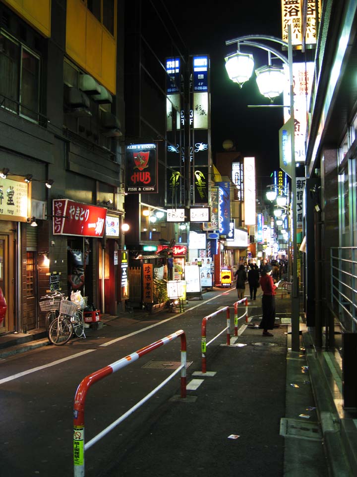 fotografia, materiale, libero il panorama, dipinga, fotografia di scorta,Kabukicho, Luminarie, Kabukicho, cartello, Il centro