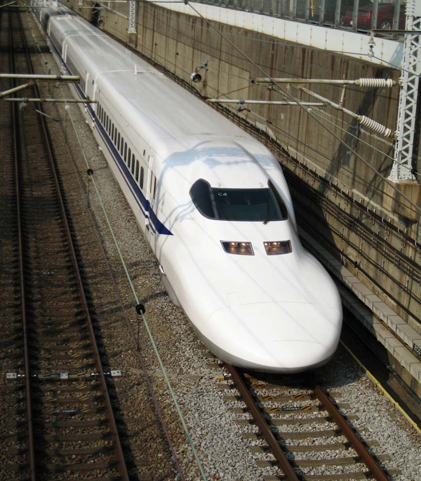 Foto, materiell, befreit, Landschaft, Bild, hat Foto auf Lager,Der Tokaido Shinkansen, Der Shinkansen, 700 System, Wunsch, Fhrte