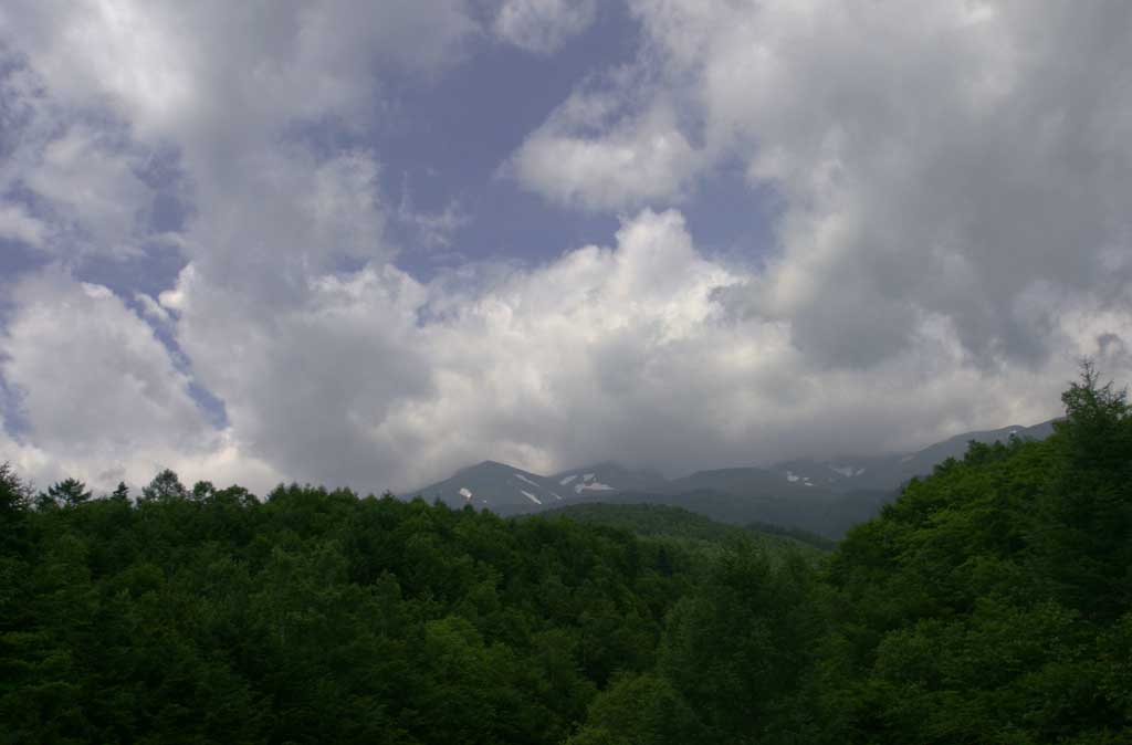 photo,material,free,landscape,picture,stock photo,Creative Commons,Cloudy Norikura, mountain, cloud, snow, 