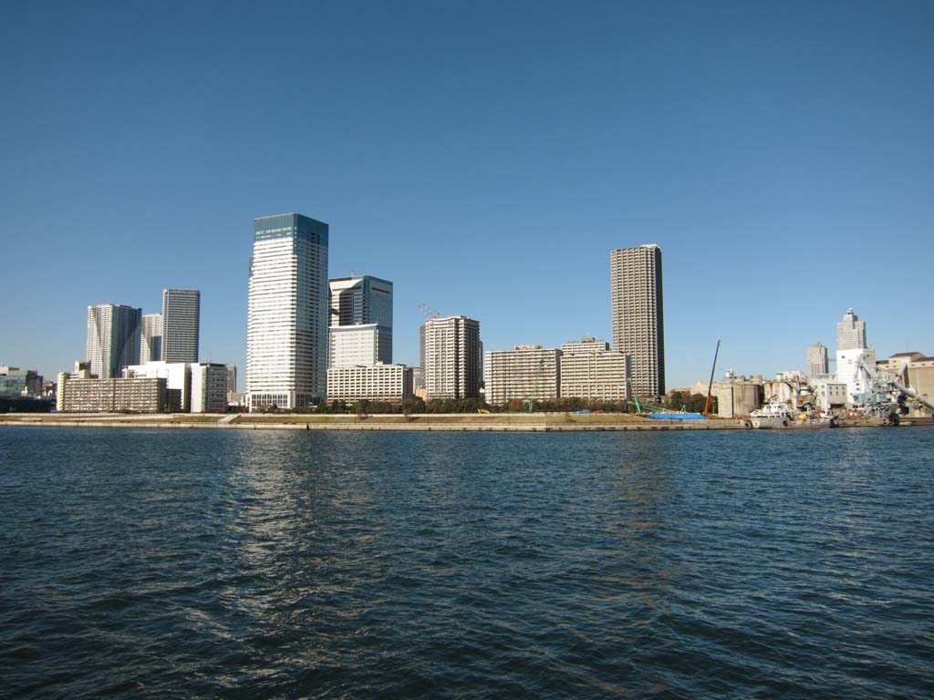 foto,tela,gratis,paisaje,fotografa,idea,La playa de Toyosu, Embarcacin, Puente, Gra, Departamento alto