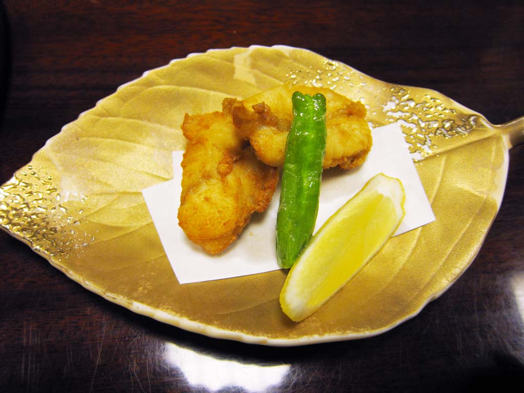 fotografia, materiale, libero il panorama, dipinga, fotografia di scorta,Pesce palla fritto in olio, Cibo giapponese, Cibo fritto in olio, Pesce palla, 