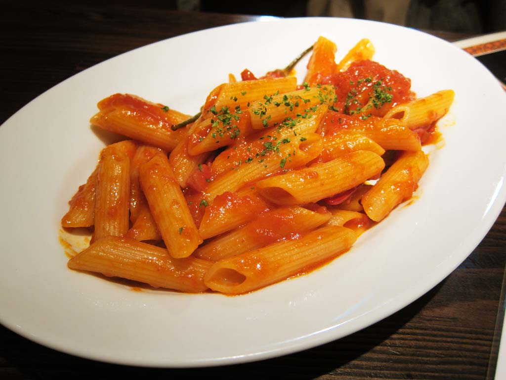 ,,, ,,,all'arrabbiata Penne., ., ,  .,  .