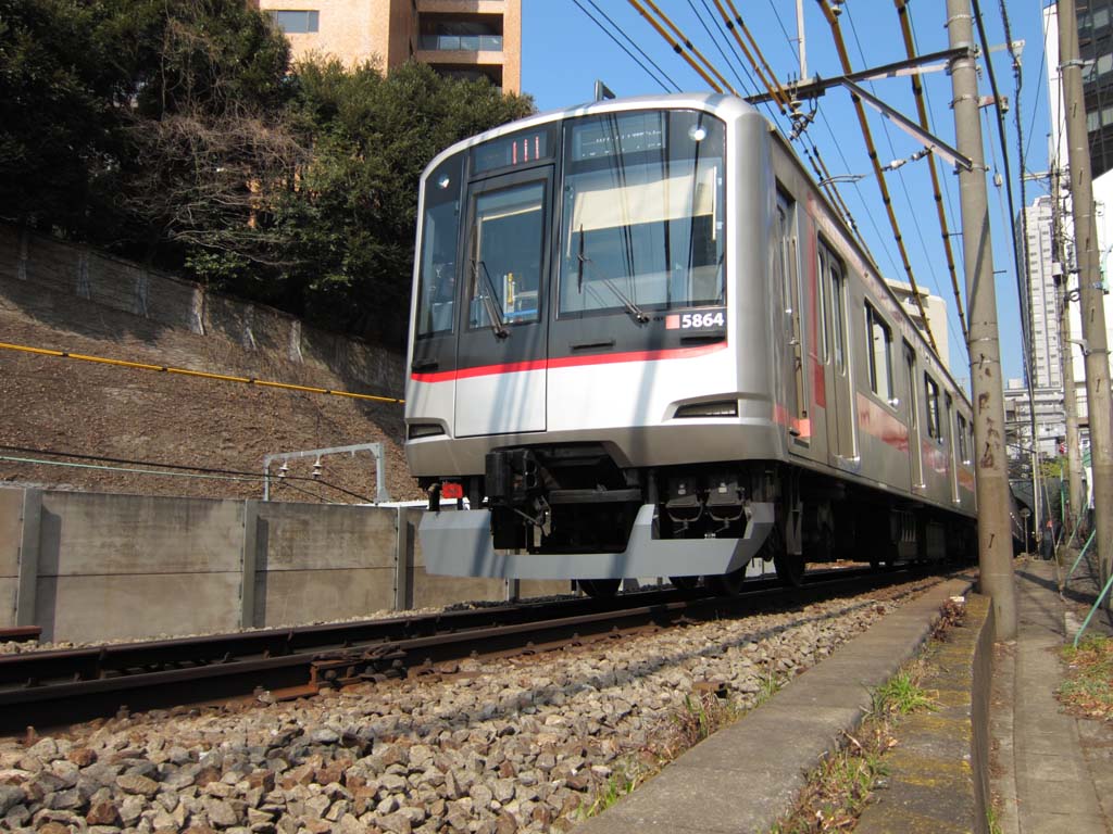 Foto, materieel, vrij, landschap, schilderstuk, bevoorraden foto,Tokyu Toyoko Line, Spoorweg, Trein, Tokyu Lijn, Parcours