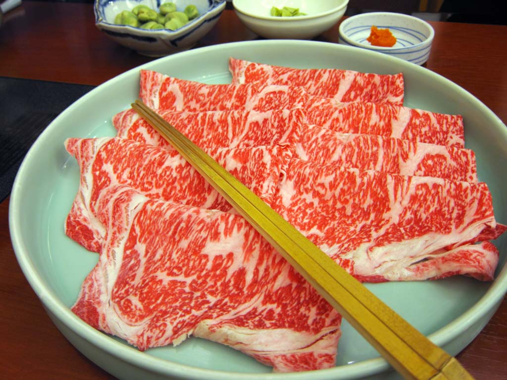 Foto, materiell, befreit, Landschaft, Bild, hat Foto auf Lager,Rindfleisch des shabu-shabu, Kche, Essen, , 