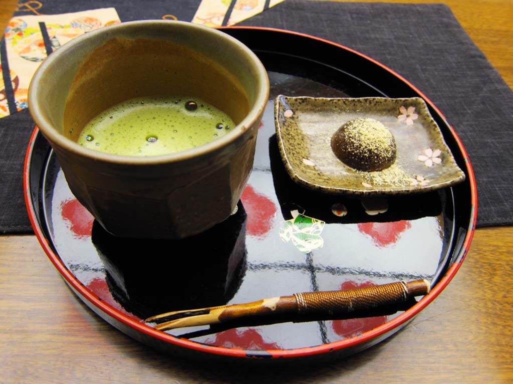 Foto, materiell, befreit, Landschaft, Bild, hat Foto auf Lager,Pulverisierter grner Tee, Japanische Kultur, Teezeremonie, Teesatz, Tee