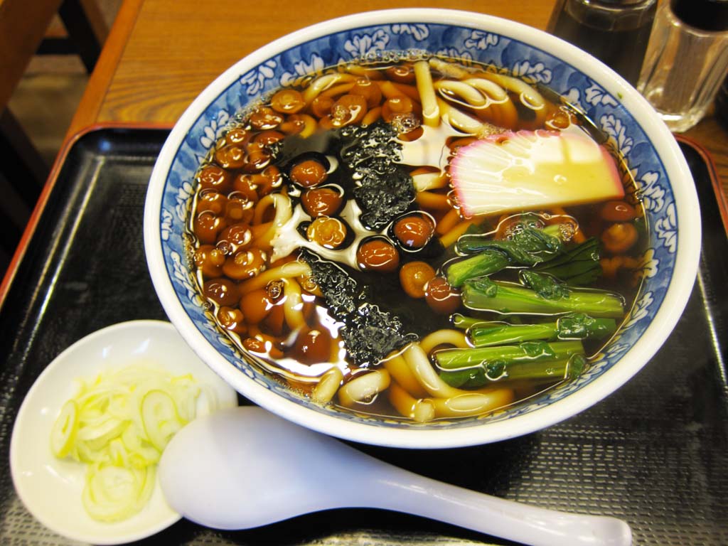 photo,material,free,landscape,picture,stock photo,Creative Commons,Pholiota nameko udon, Cooking, Food, , 