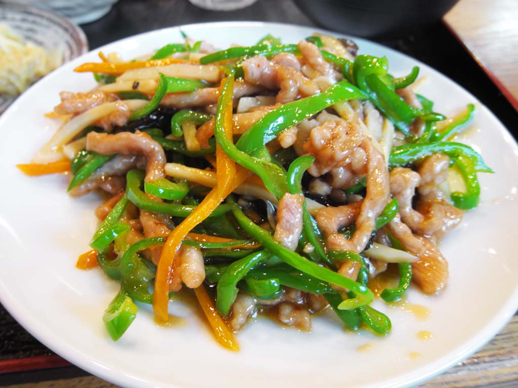 photo,material,free,landscape,picture,stock photo,Creative Commons,Stir-fry of a beef and pepper, Cooking, Food, , 