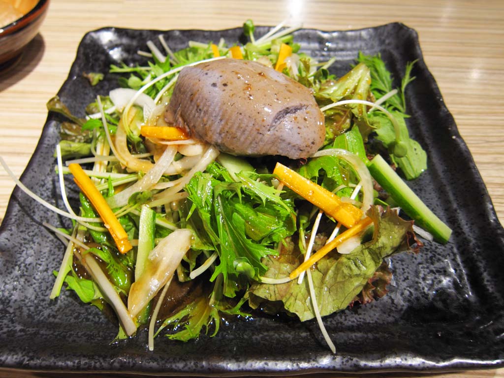 photo,material,free,landscape,picture,stock photo,Creative Commons,Sesame tofu salad, Cooking, Food, , 