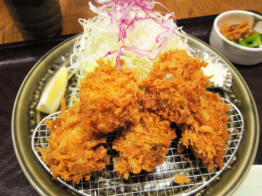 , , , , ,  .,Fried oysters, , , , 
