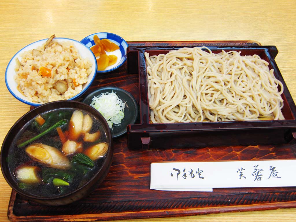 photo,material,free,landscape,picture,stock photo,Creative Commons,A duck bamboo steamer, Cooking, Food, Japanese side, Soba