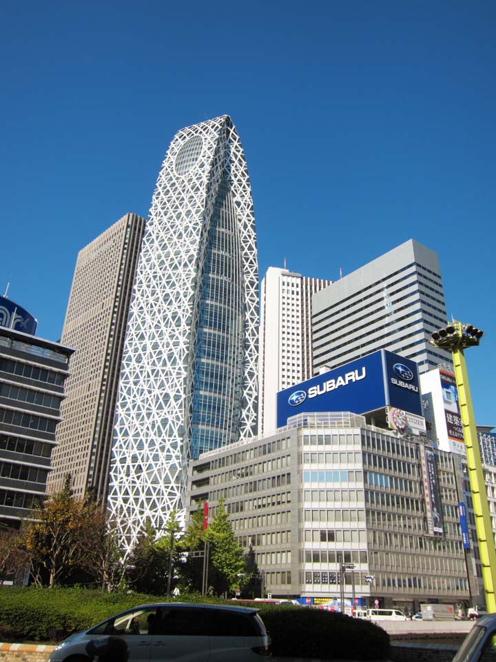 photo,material,free,landscape,picture,stock photo,Creative Commons,The Shinjuku station square, high-rise building, city, , 